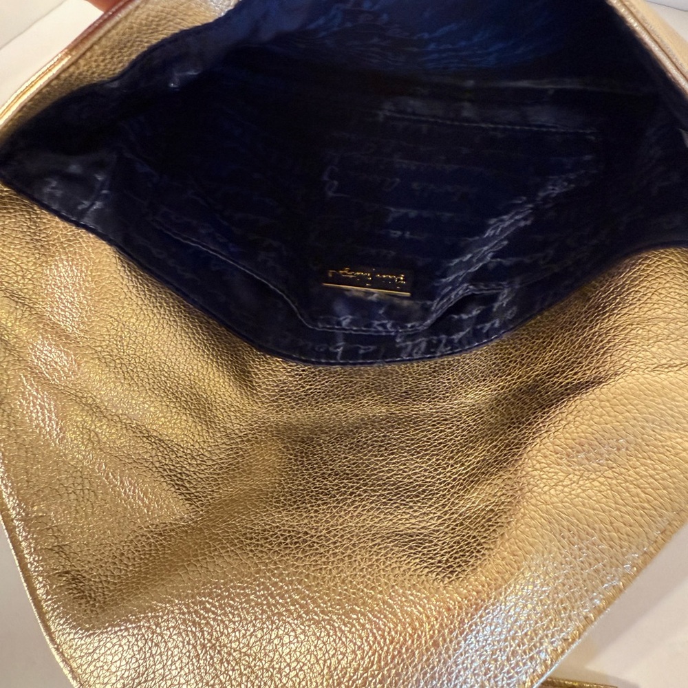 Lilly Pulitzer Gold Envelope Clutch Tassel - Picture 3 of 4